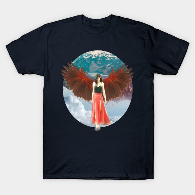 Lady of the Clouds T-Shirt by RoxanneG